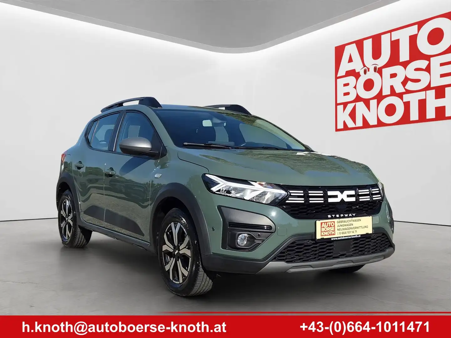 Dacia Sandero Stepway Expression, Schiebedach, WKR, Saftypaket Grün - 1