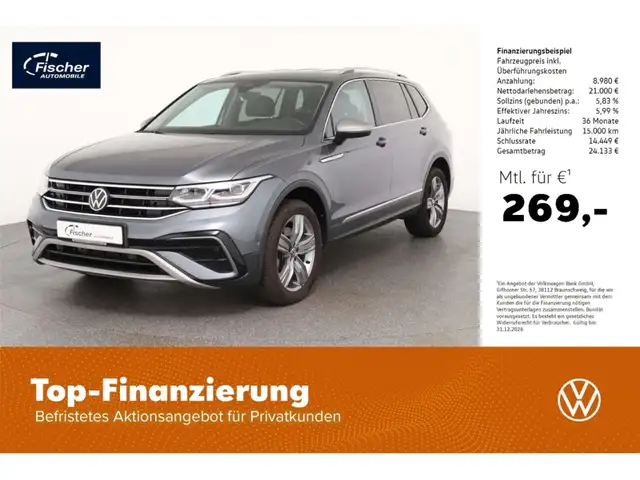 Volkswagen Tiguan Allspace 2.0 TSI 4Mot. Elegance DSG Leder