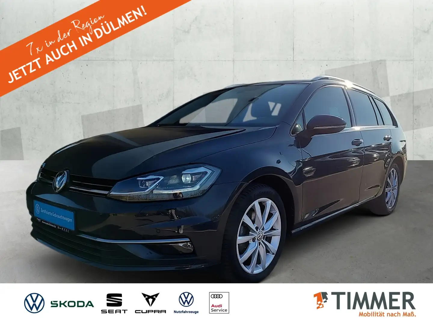 Volkswagen Golf Variant VII Variant 1.5 TSI DSG HIGH *LED *ACC *NAVI *SHZ Grau - 1