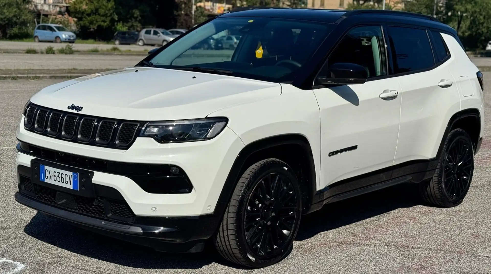 Jeep Compass S BLACK PACK PHEV 241CV 4XE UNIPRO'-SERVICE Wit - 1