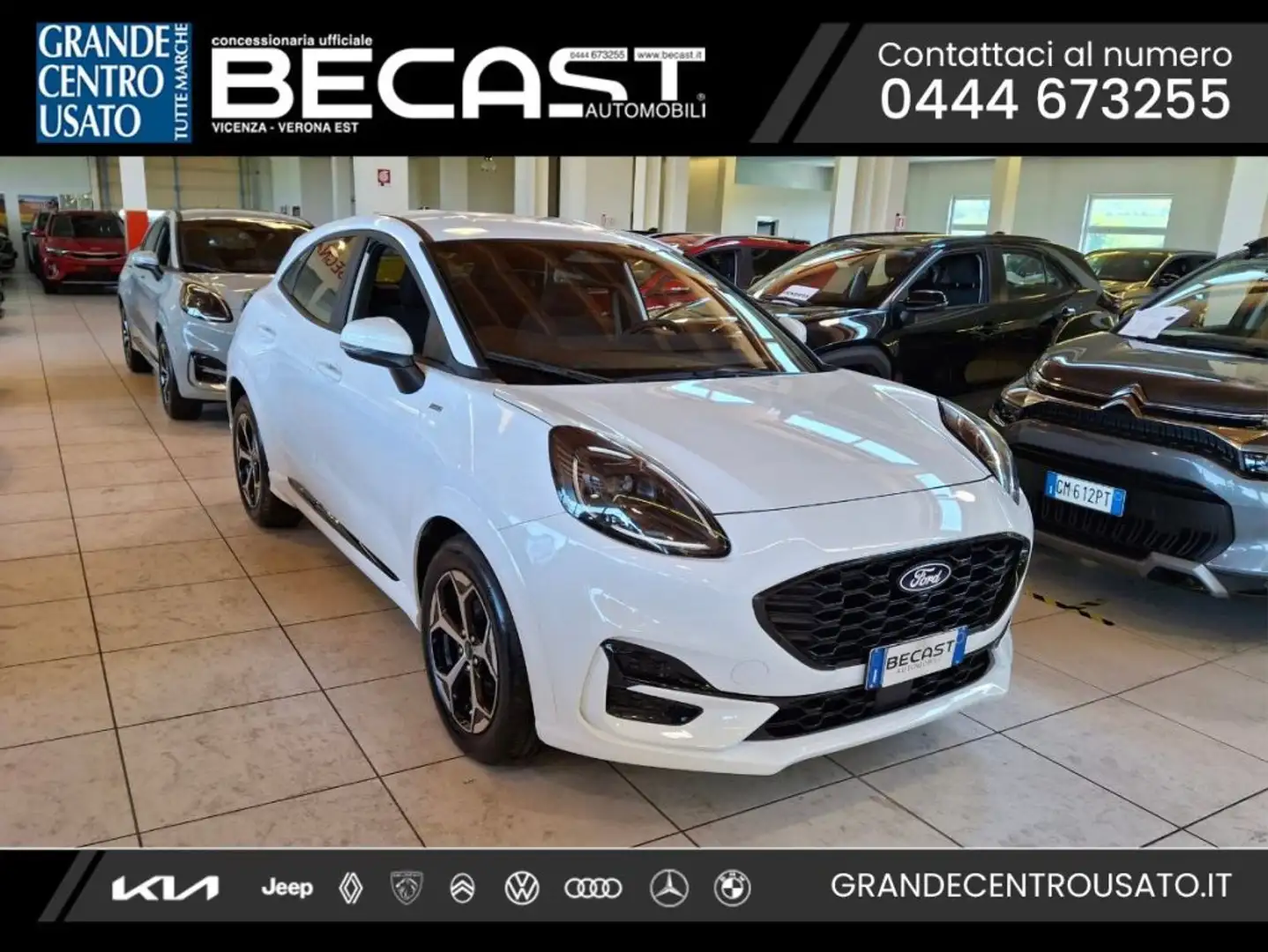 Ford Puma 1.0 EcoBoost Hybrid 125 CV S&S ST-Line Bianco - 1