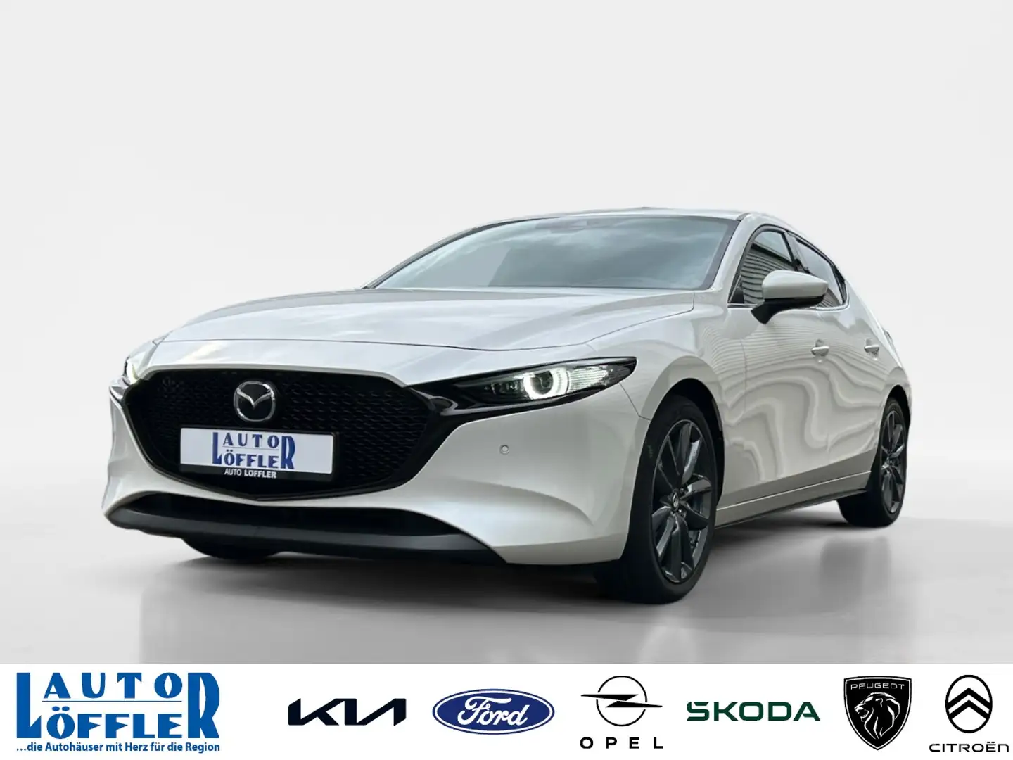 Mazda 3 SKYACTIVE-G Selection Automatik SHZ LHZ DAB Klima Weiß - 1