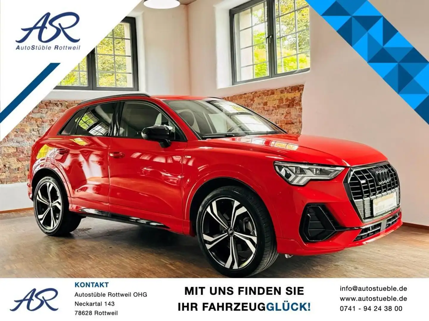 Audi Q3 45 TFSI S line Matrix virtual Kamera Standh. Rot - 1