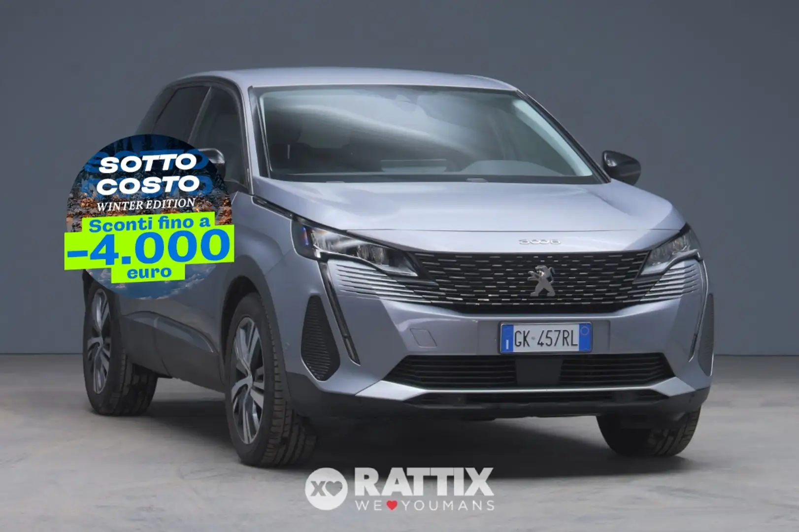 Peugeot 3008 1.5 BlueHDI 130CV Allure Grijs - 1