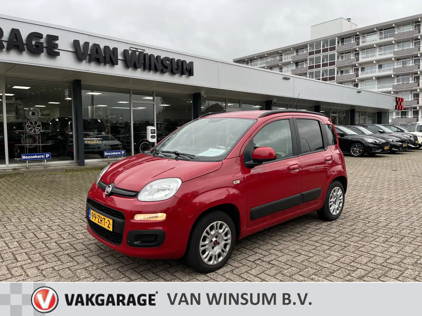 Fiat Panda 0.9 TwinAir Lounge Automaat Klima Pdc Nap Rood - 1