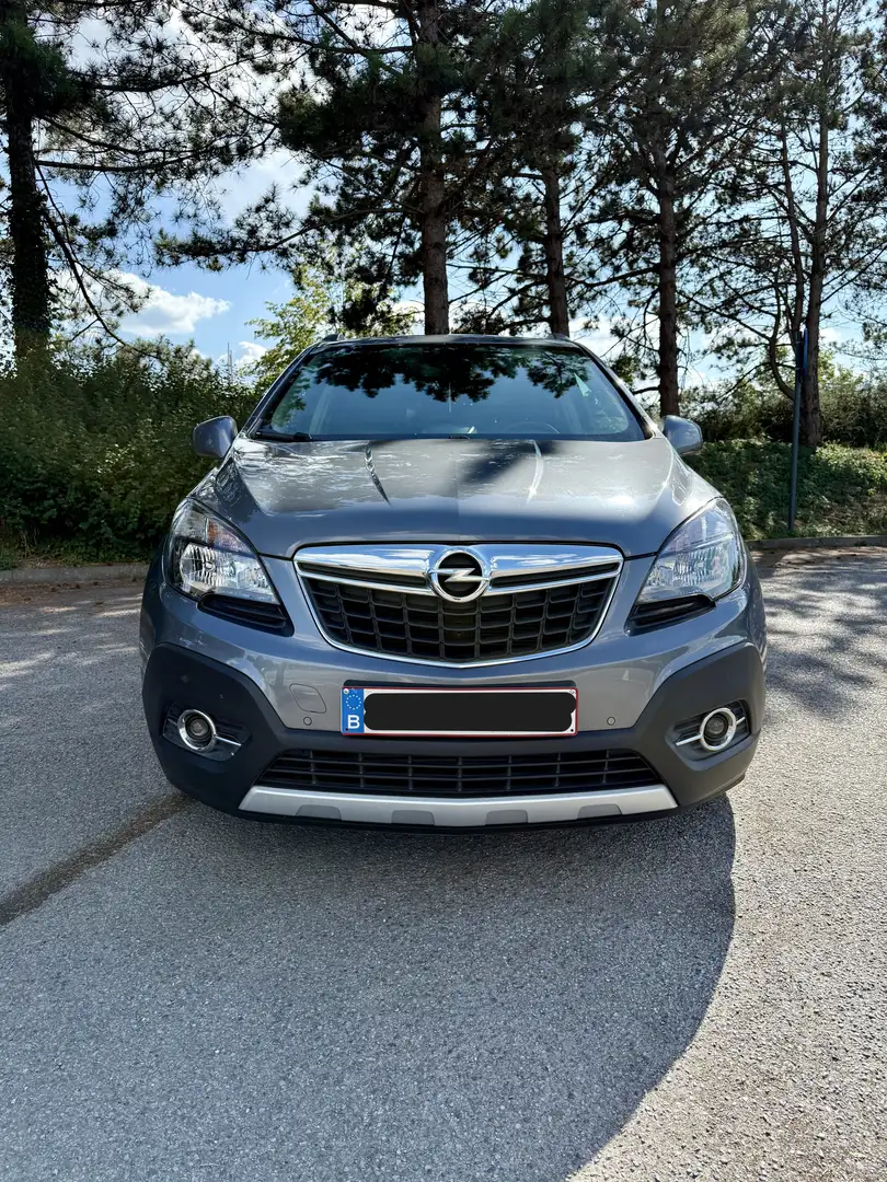 Opel Mokka Mokka 1.4 Turbo 4x4 / 1ER MAIN / CARNET / GPS Gris - 2