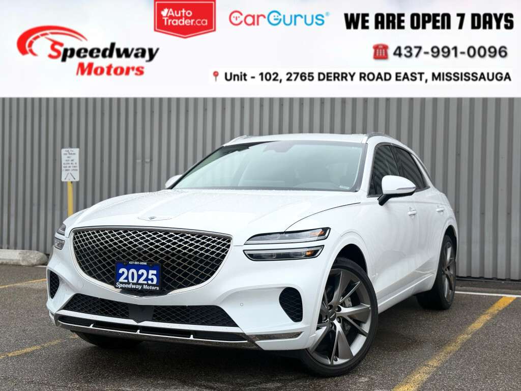 2025 Genesis GV70 2.5T Advanced Plus AWD/ LEATHER/ PANO ROOF/ ALLOYS