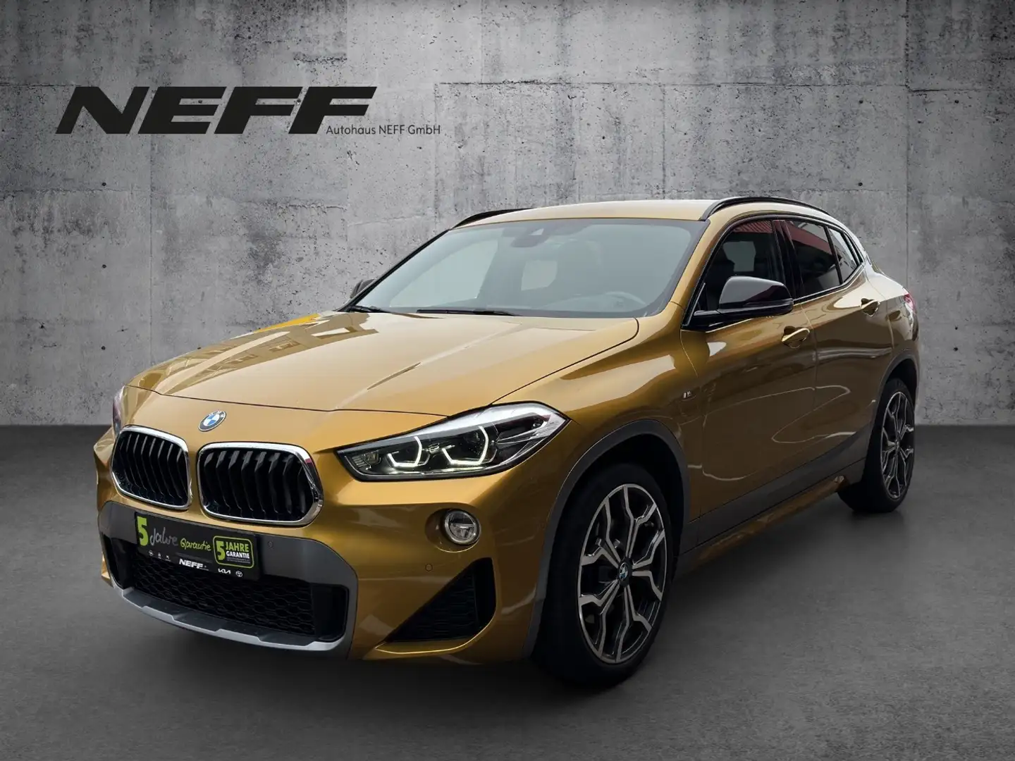 BMW X2 Drive 20d M-Sport FLA HUD el.Heck LM LED Navi Gold - 2