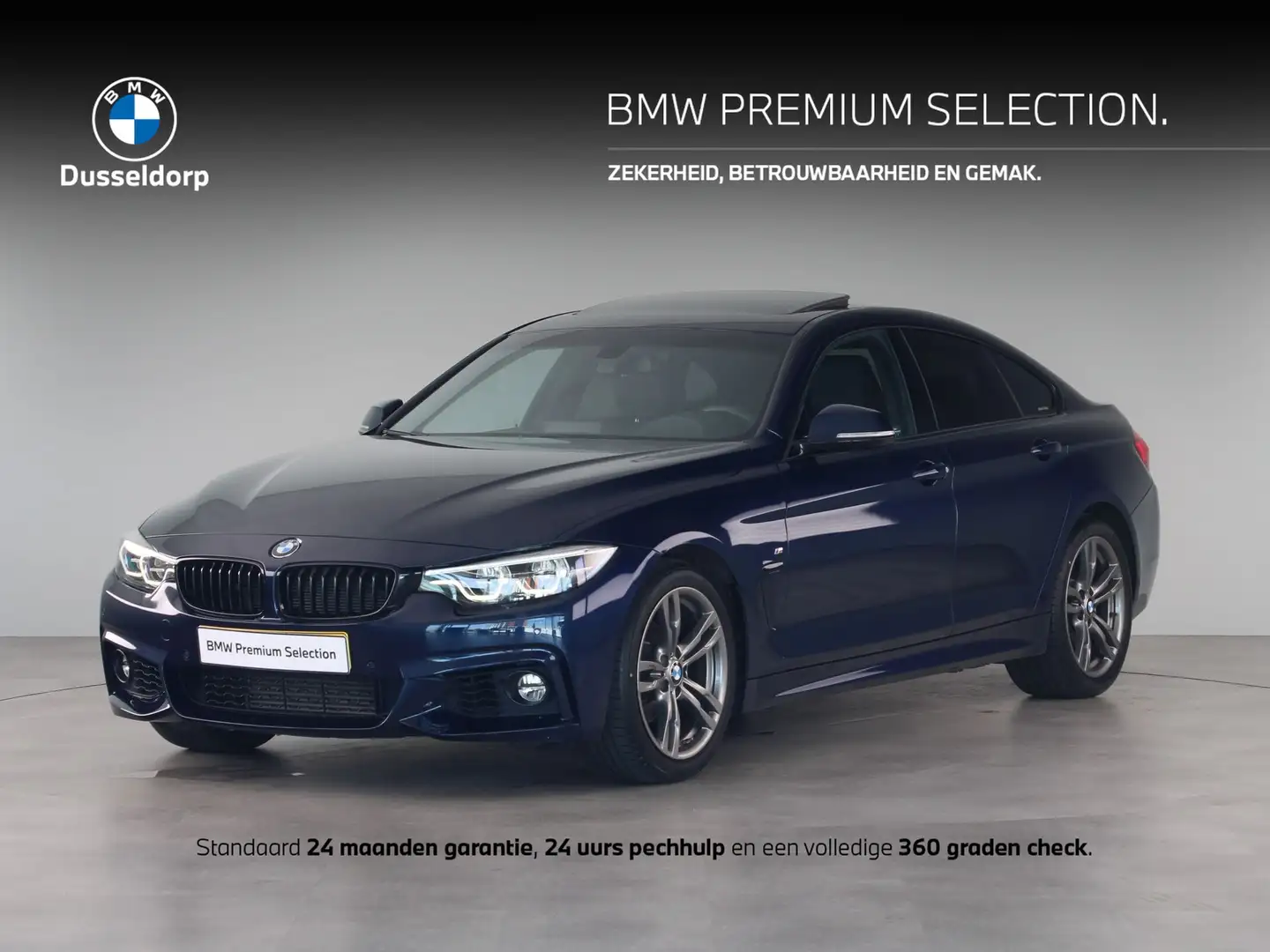 BMW 418 4 Serie 418i Gran Coupé High Executive Edition Bleu - 1