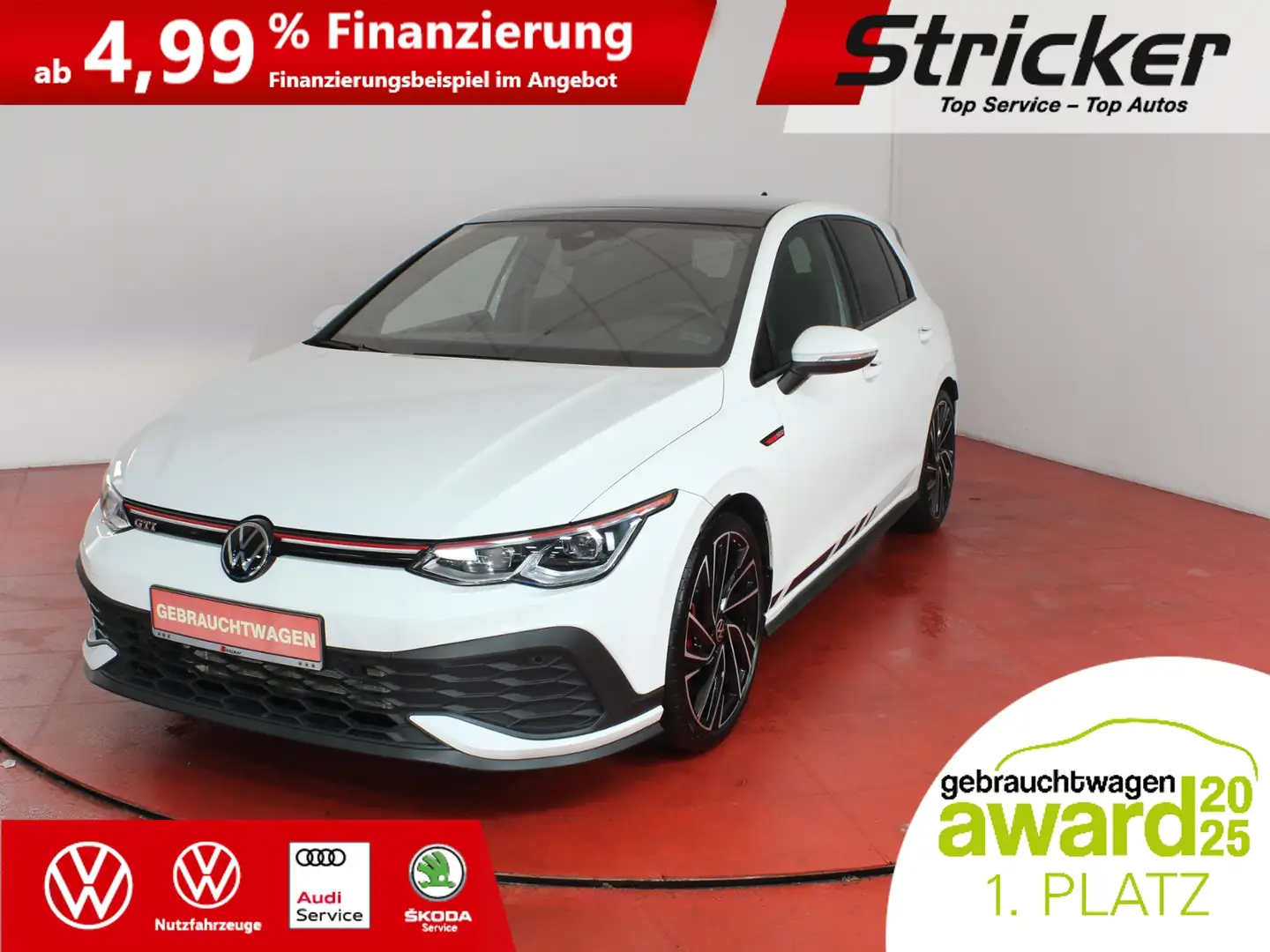 Volkswagen Golf GTI Clubsport 2.0TSI DSG 389,-ohne Anzahlung Matr Weiß - 1