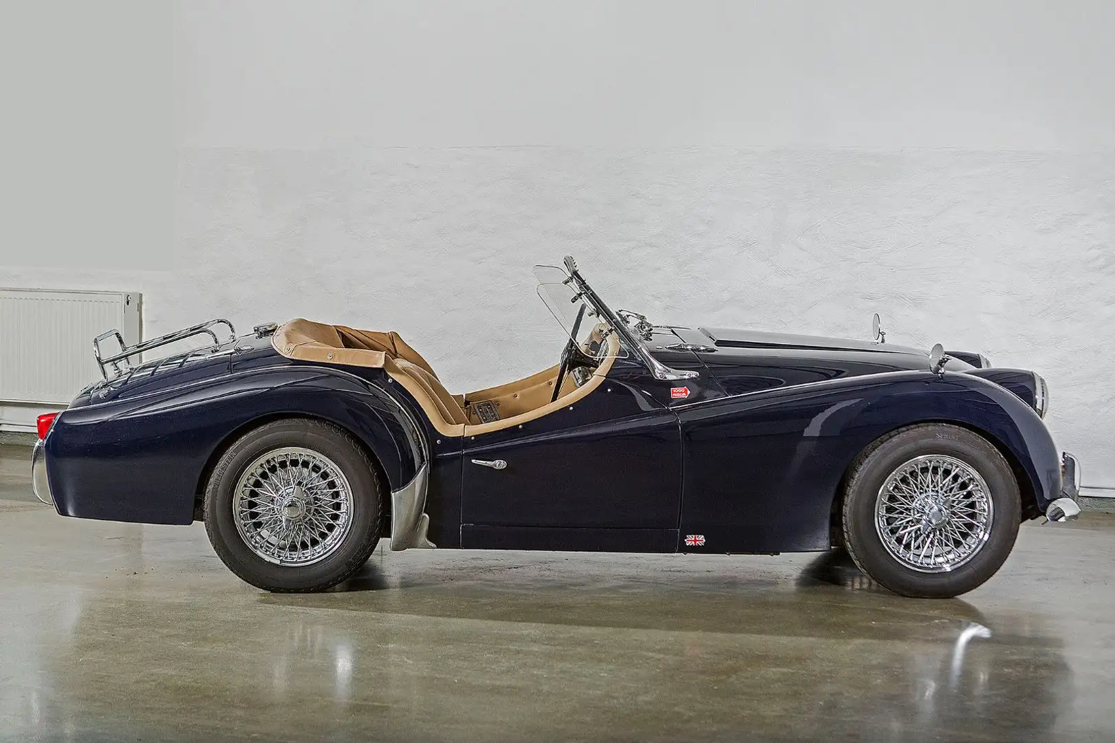 Triumph TR3 A, 14 Jahre einen Besitzer ! Gut dokumentiert Blau - 2