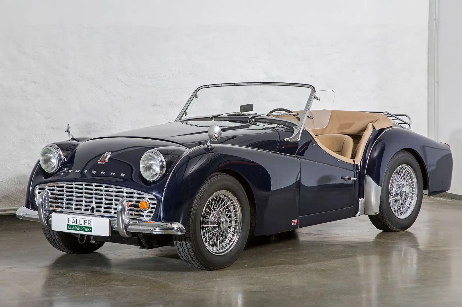 Triumph TR3 A, 14 Jahre einen Besitzer ! Gut dokumentiert Blau - 1