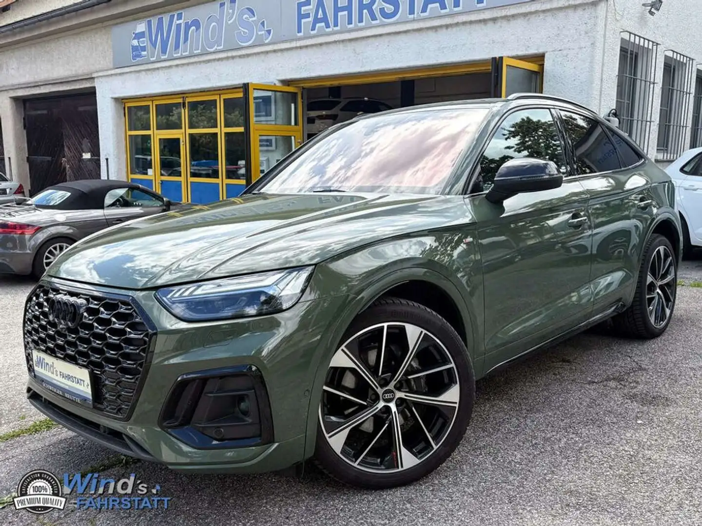 Audi Q5 40 TDI Sportback quattro S line Voll !! Grün - 1