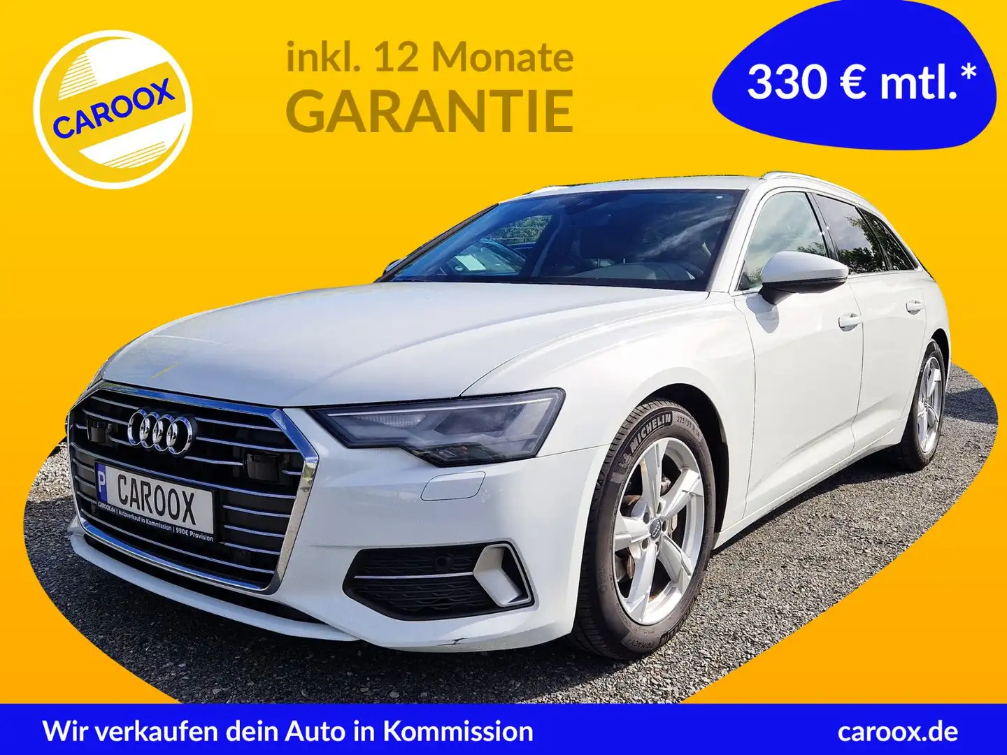Audi A6 Avant 40 TDI sport ALCANTARA B&O ACC 1.HAND Weiß - 1