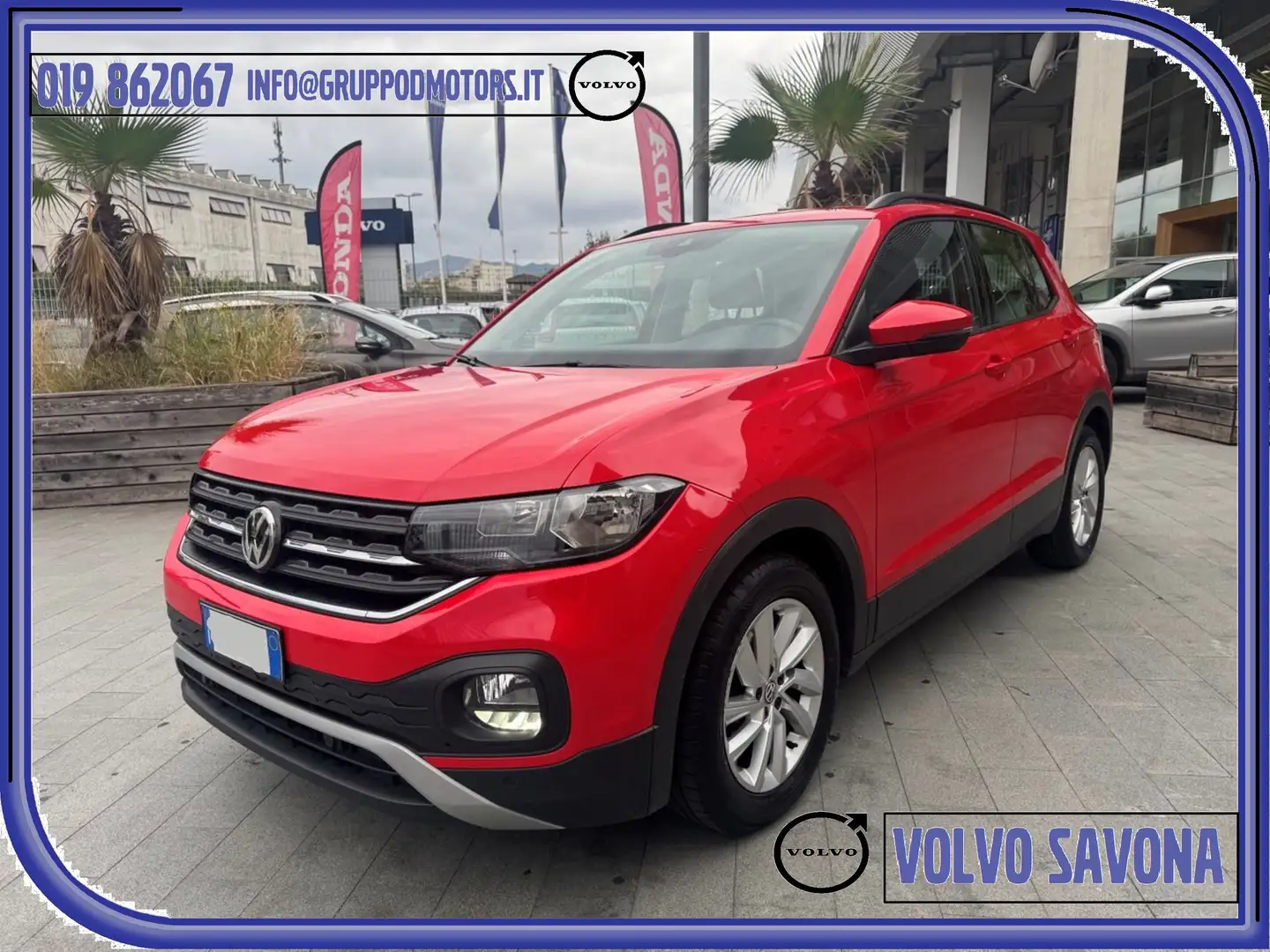 Volkswagen T-Cross 1.0 TSI Style 95 CV Km Certificati Rouge - 1