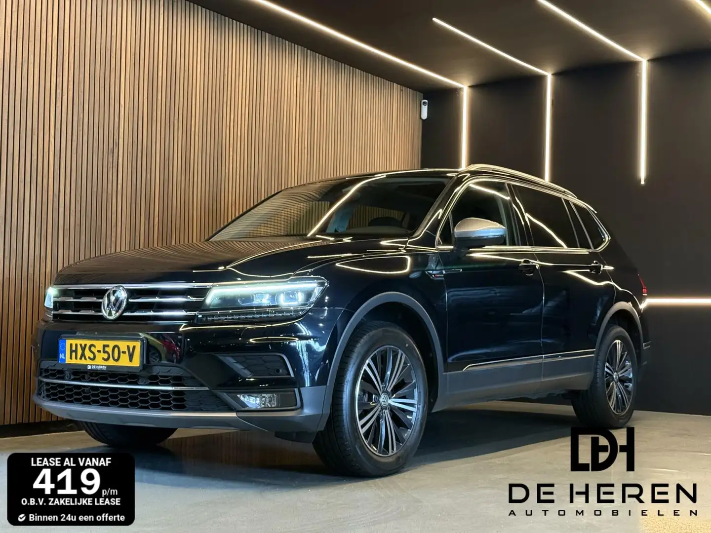 Volkswagen Tiguan Allspace 2.0 TSI 4Motion Highline 12MND GR Zwart - 1