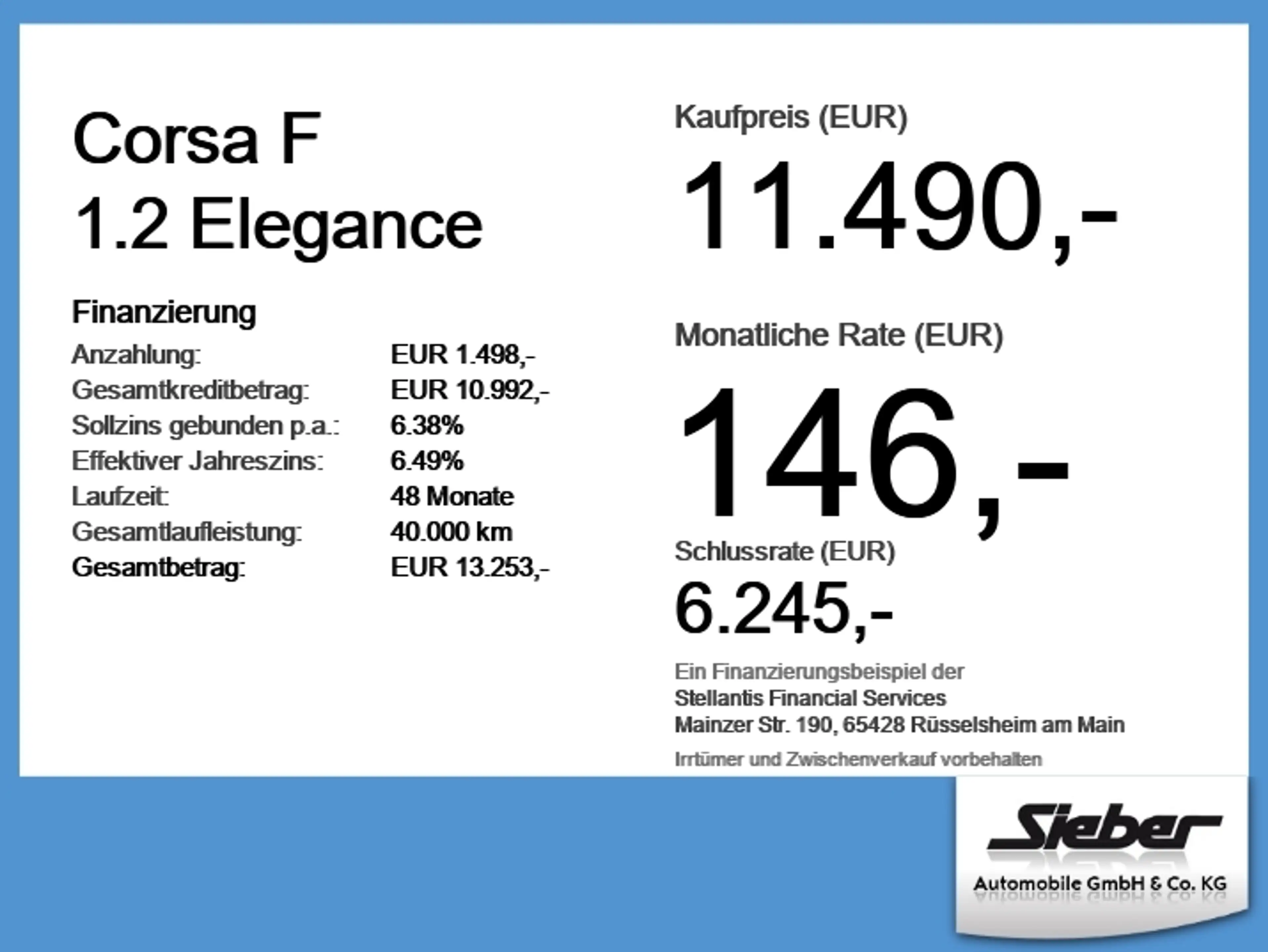 Opel Corsa F 1.2 Elegance *Rückfahrkamera*PDC** — photo 6