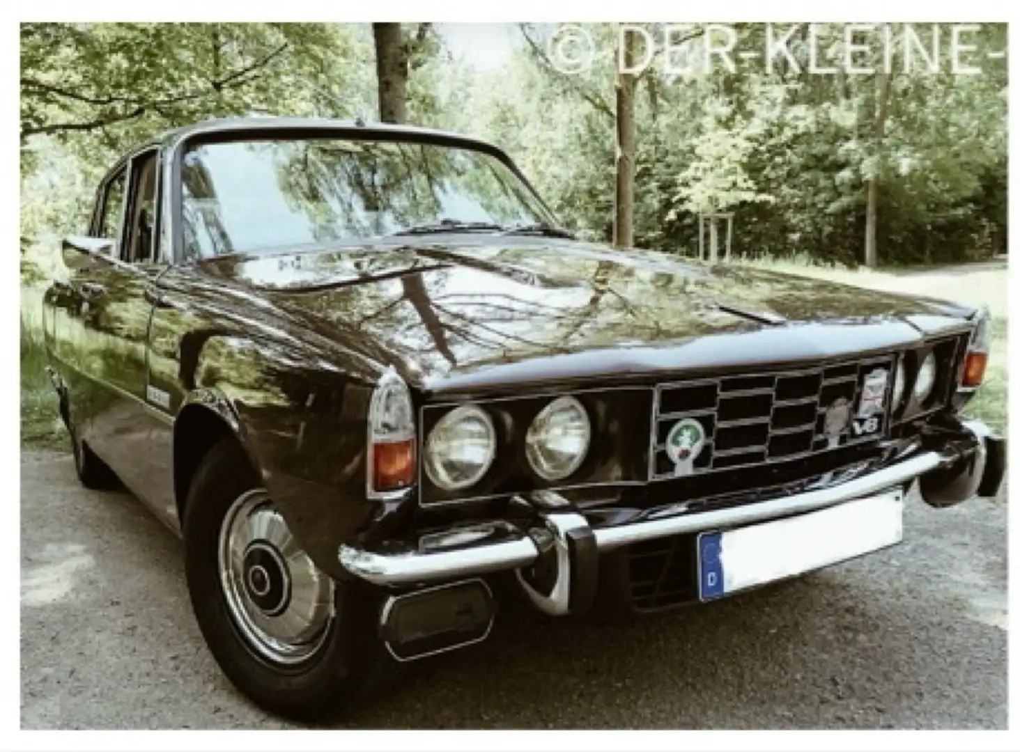 Rover P6 3500 V8, Rechtslenker Brązowy - 1