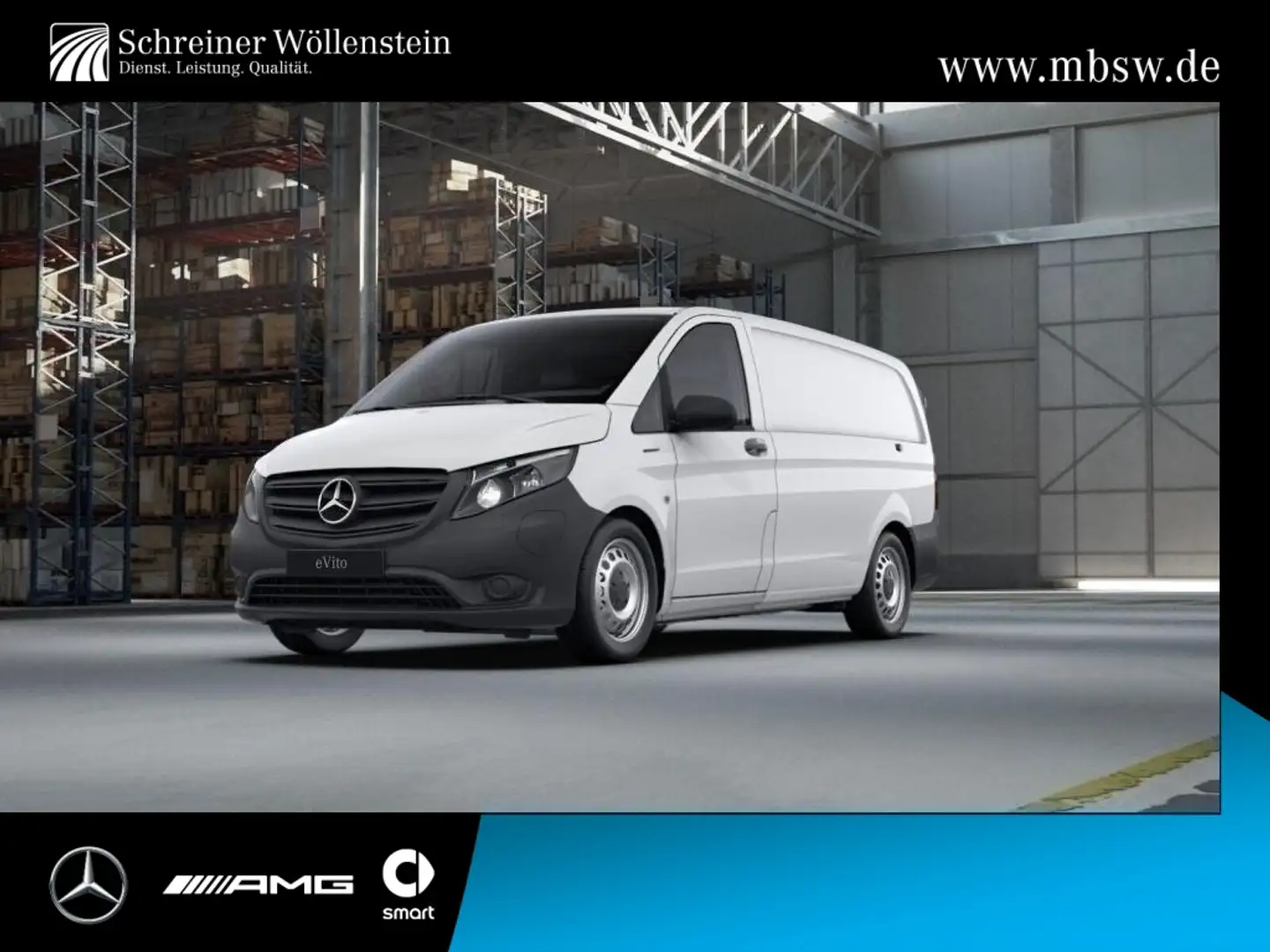Mercedes-Benz Vito e 112 KA Lang Kamera*Audio30*Klima*DAB Weiß - 1
