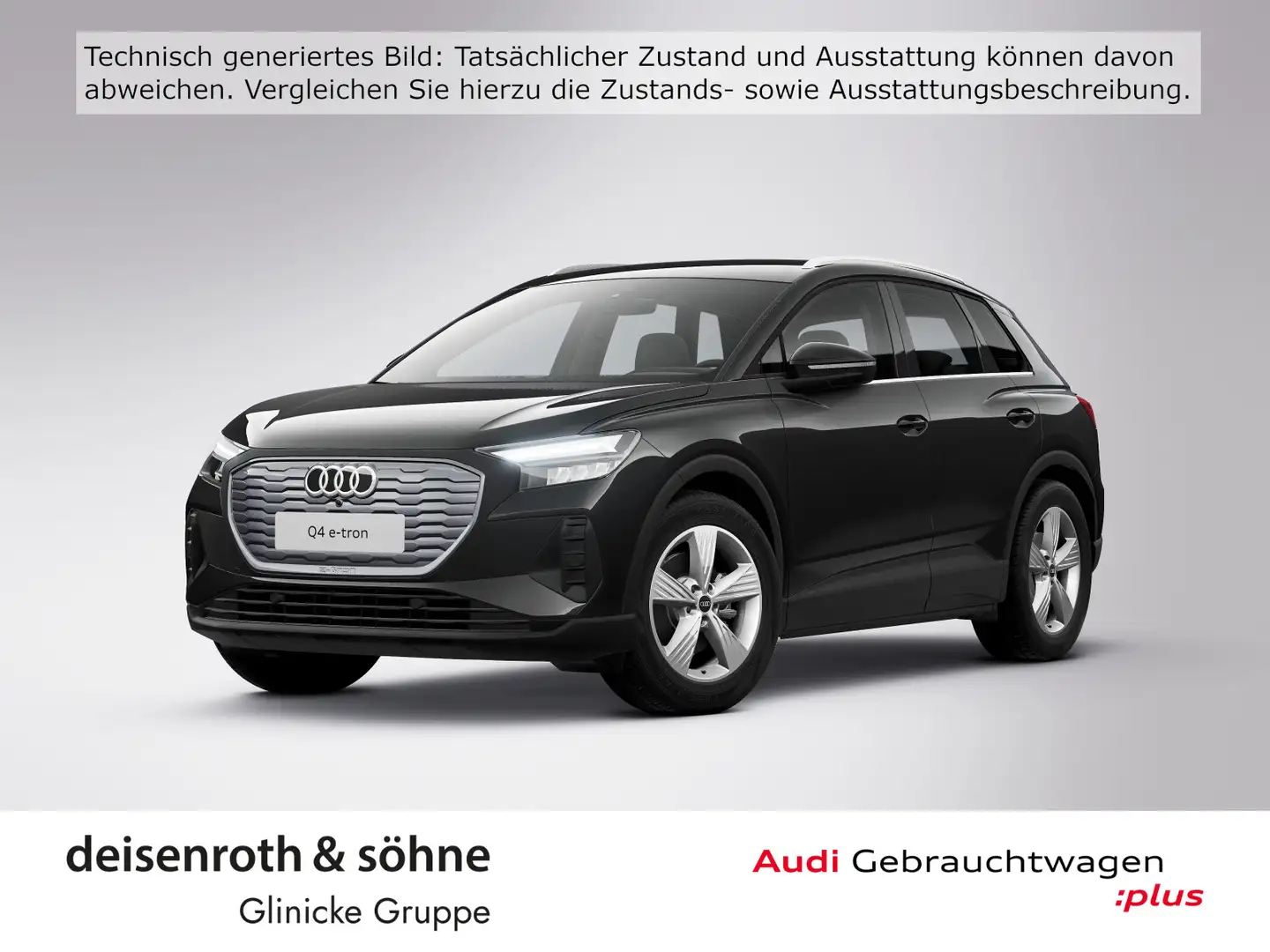 Audi Q4 e-tron LED/MMI/SHZ/Assist/Klimaaut/connect Zwart - 1