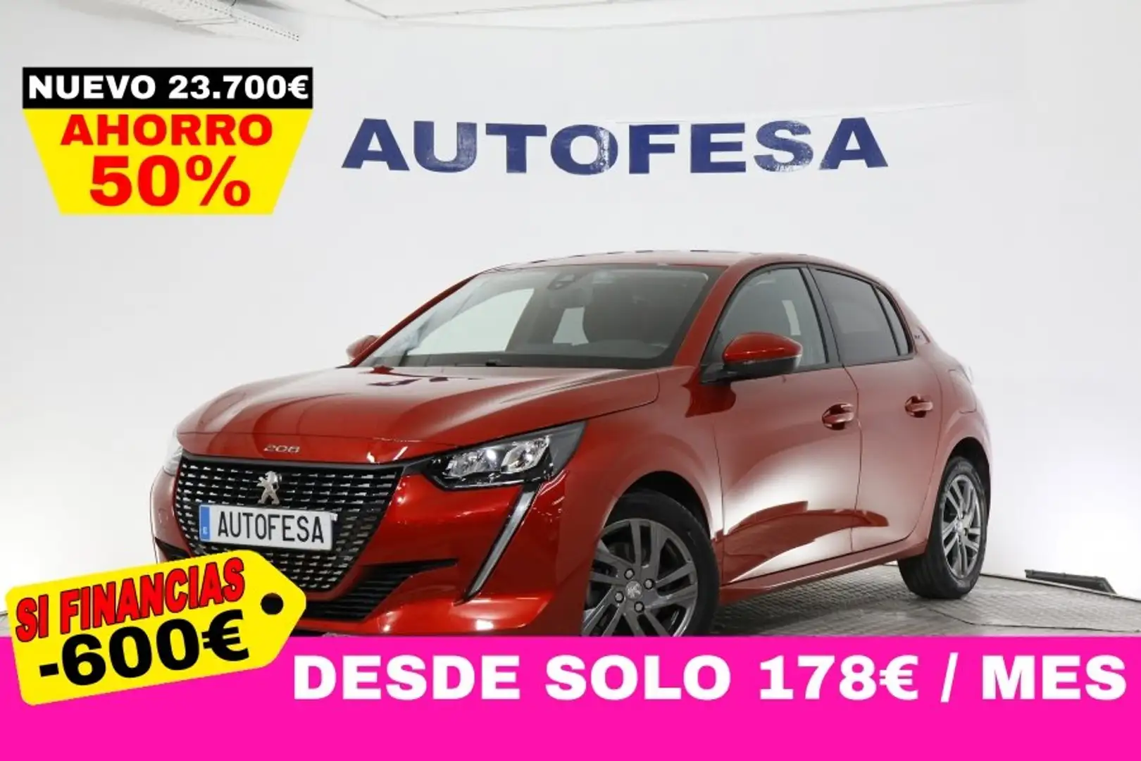 Peugeot 208 1.2 100cv STYLE 5P # PARKTRONIC Rojo - 1