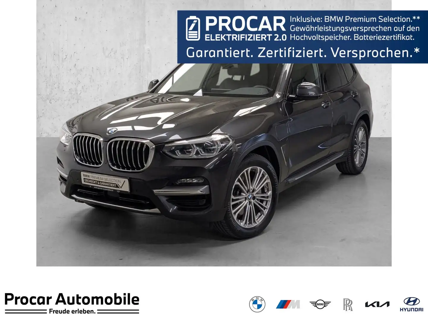 BMW X3 xDrive30e PANO SHZ DA ACC PA+ H/K LED AHK 19'' DAB Grau - 1