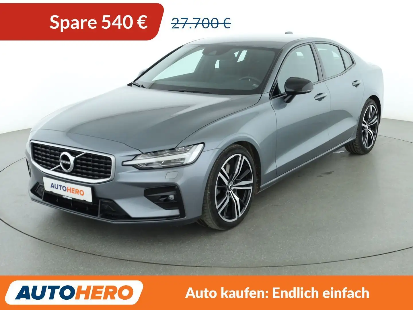 Volvo S60 2.0 T5 R-Design Aut.*SHZ*LED*ACC*CAM*HARMAN/KARDON Grau - 1