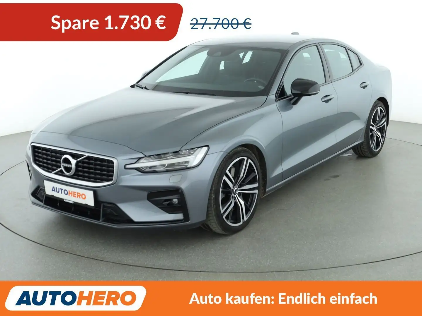 Volvo S60 2.0 T5 R-Design Aut.*SHZ*LED*ACC*CAM*HARMAN/KARDON Grau - 1