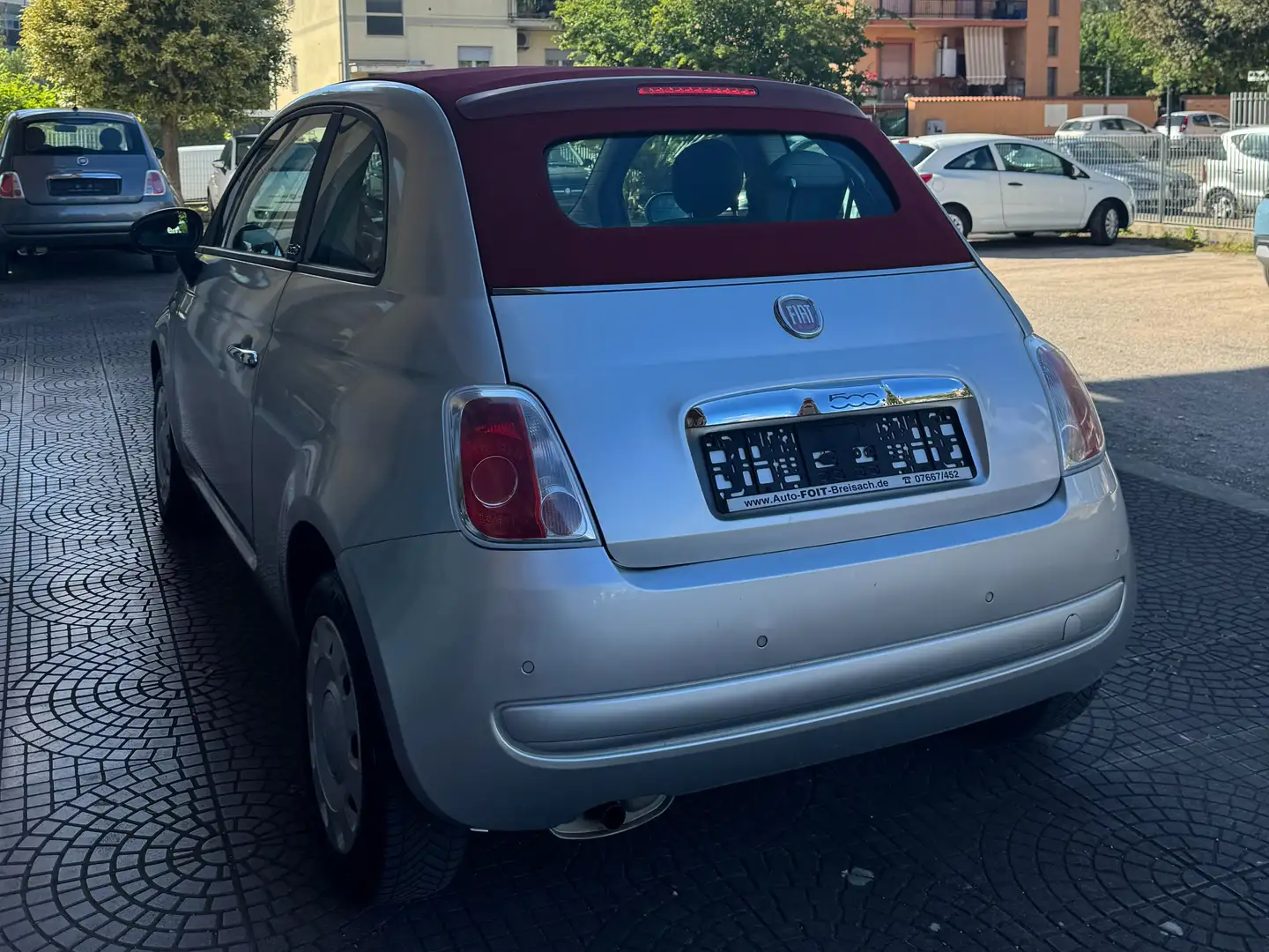 Fiat 500C 500C 1.2 Lounge 69cv NO KLIMA Argent - 2