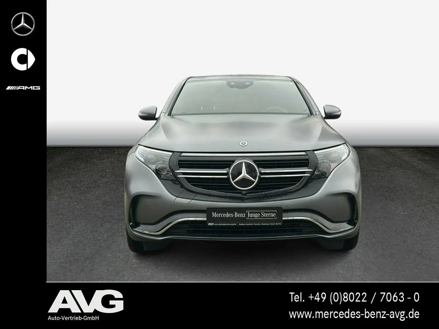 Mercedes-Benz EQC 400 EQC 400 AMG Line 4M RFK Keyless LED Klima SHZ Navi Grau - 2
