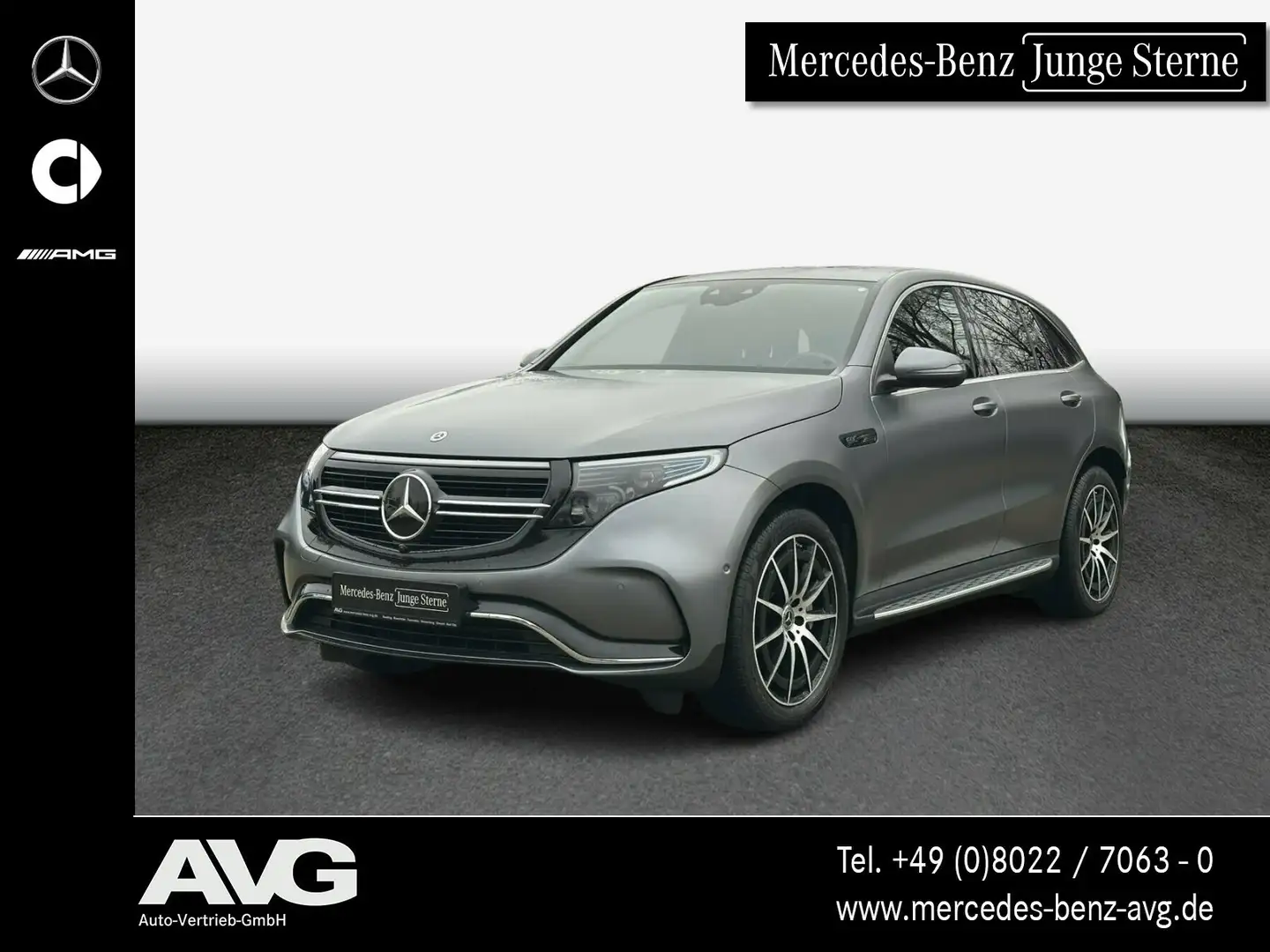 Mercedes-Benz EQC 400 EQC 400 AMG Line 4M RFK Keyless LED Klima SHZ Navi Grau - 1