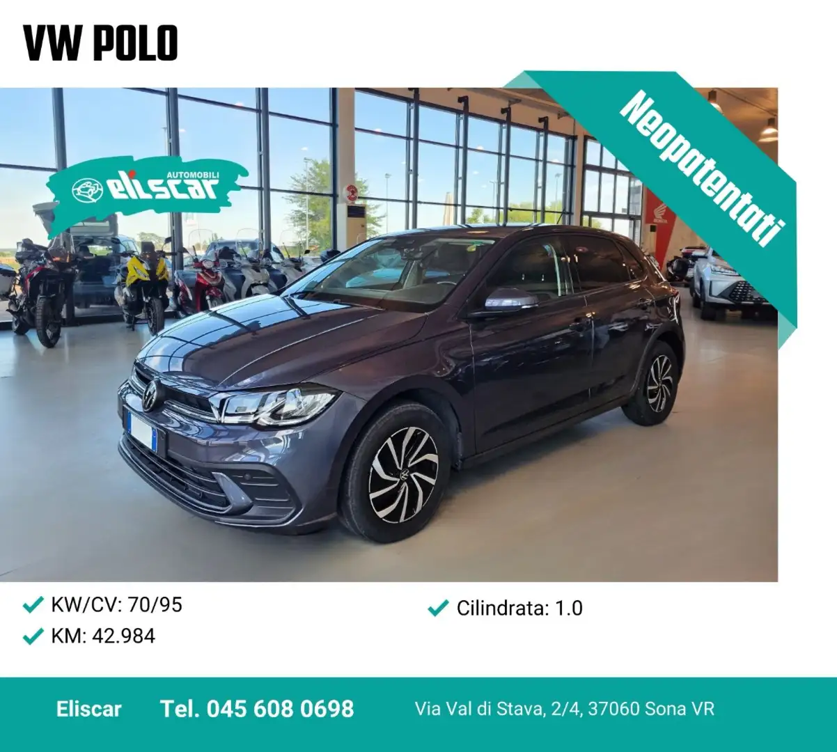 Volkswagen Polo 1.0 TSI 95CV Gris - 1