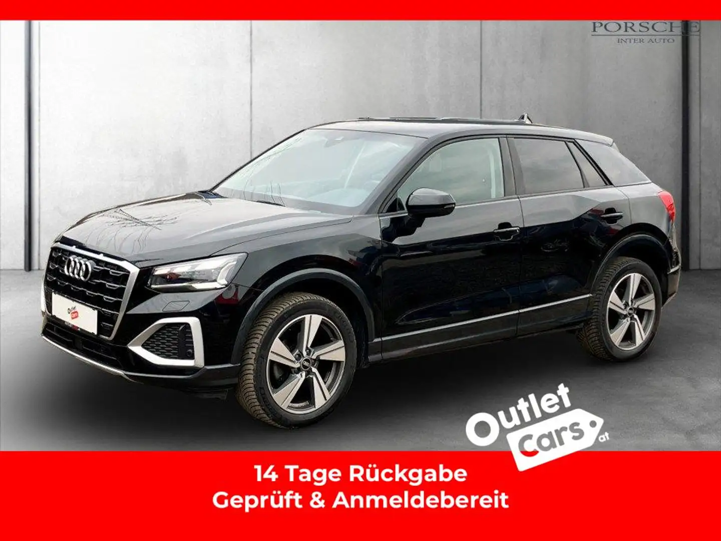 Audi Q2 30 TDI MATRIX+VIRTUAL-COCKPIT+LEDER+NAV+RFK Schwarz - 1