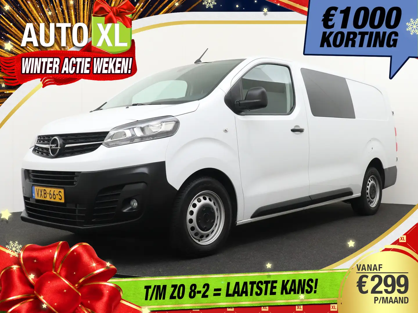 Opel Vivaro 2.0 145 PK L3 DC 6-Pers Trekhaak Betimmering Carpl Blanc - 1