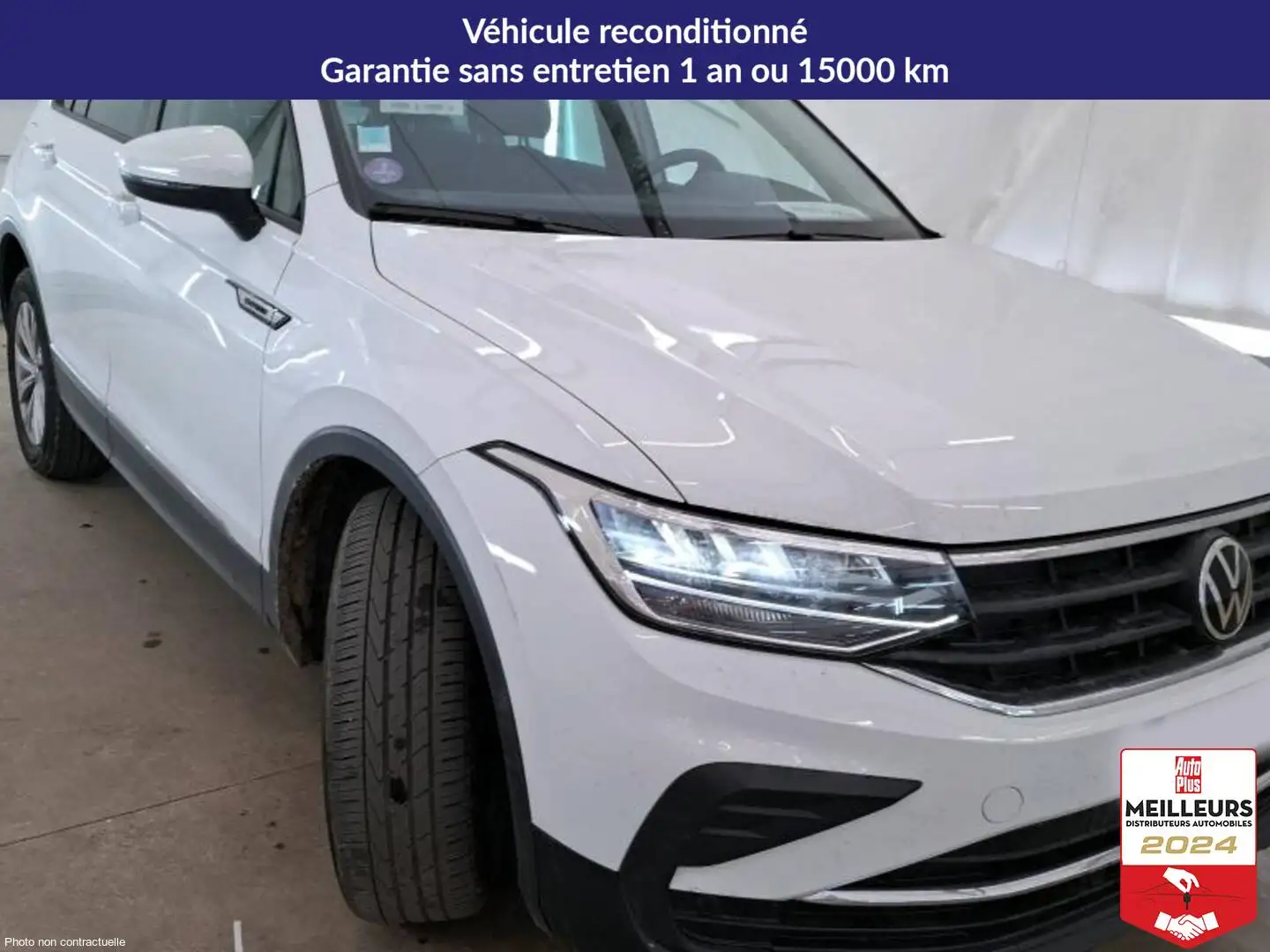 Volkswagen Tiguan eHybrid 245 DSG6 Life +Caméra +Attelage +Nav Weiß - 2