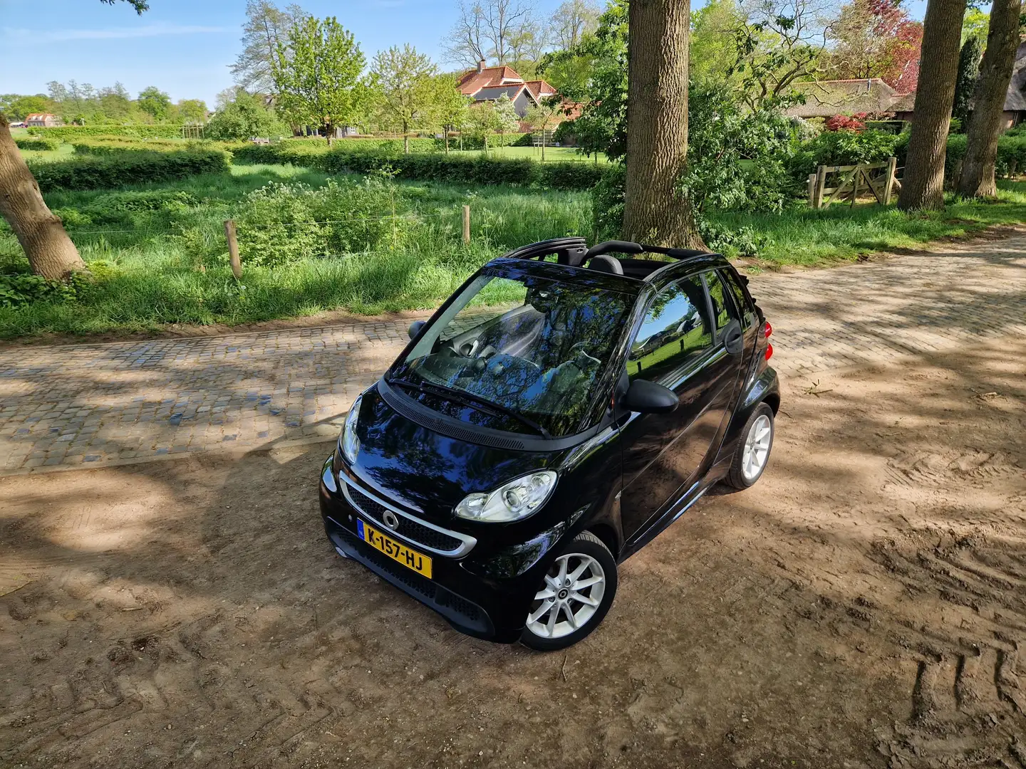 smart forTwo Cabrio Electric Drive Zwart - 2
