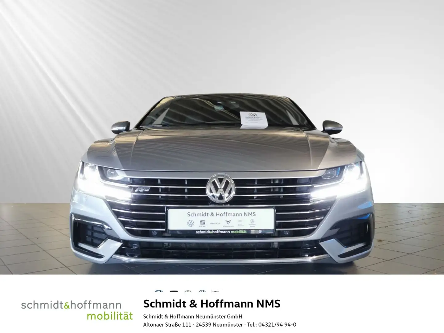 Volkswagen Arteon 2.0 TDI R-Line DSG Kamera Navi LED Klima Navi Silber - 1