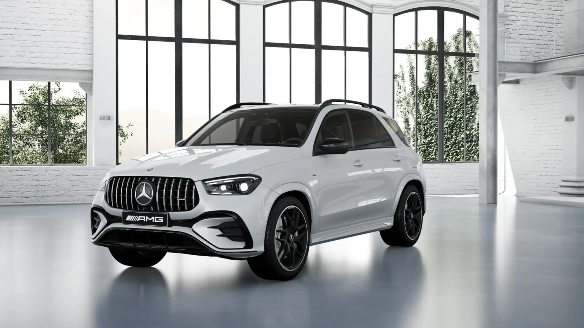 Mercedes-Benz GLE 53 AMG HYBRID 4M+ Pano+HUD+Burm+Night+Sitzkl Weiß - 1
