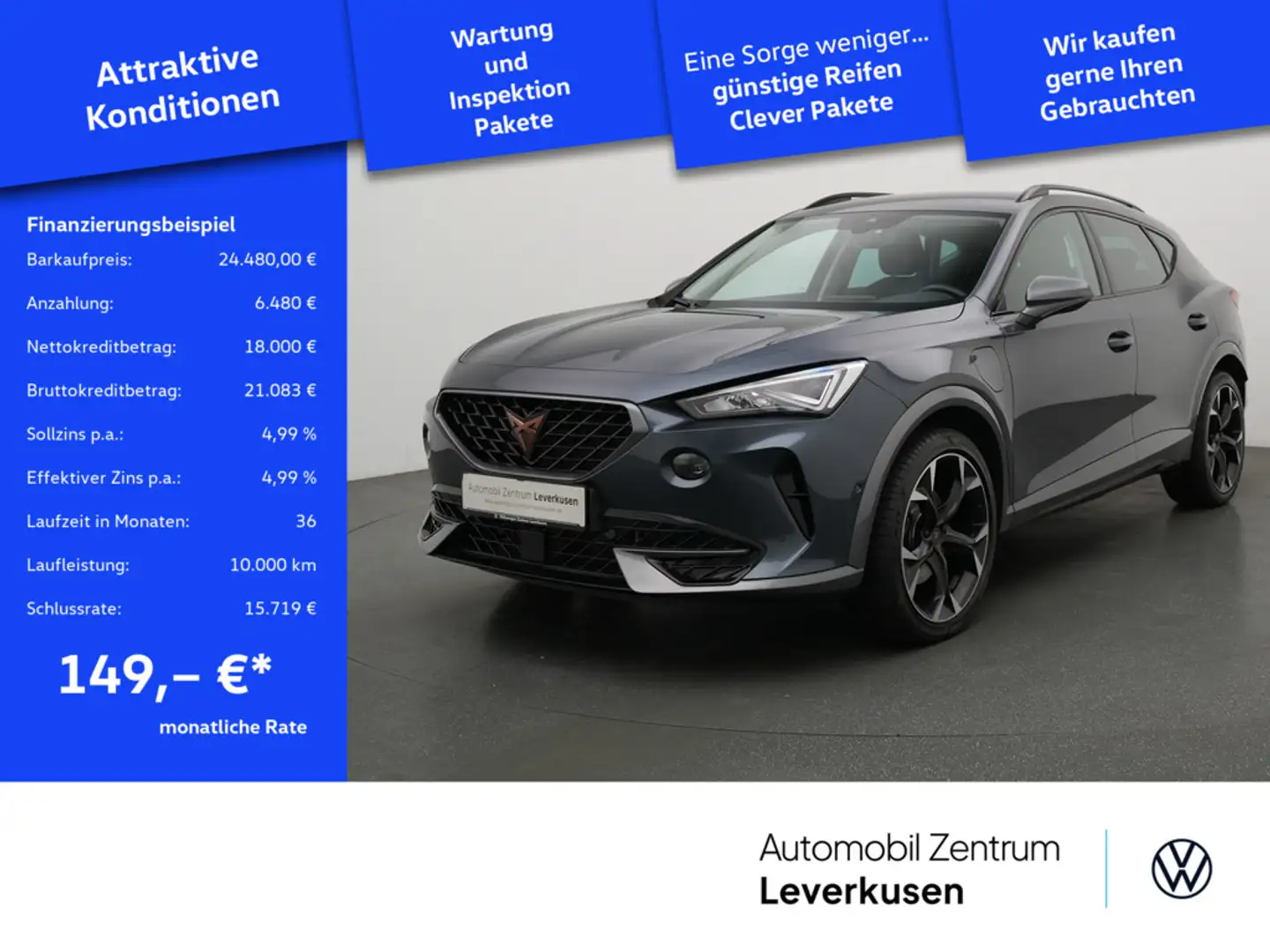 CUPRA Formentor DSG VIRT SHZ NAVI PDC LED Schwarz - 1
