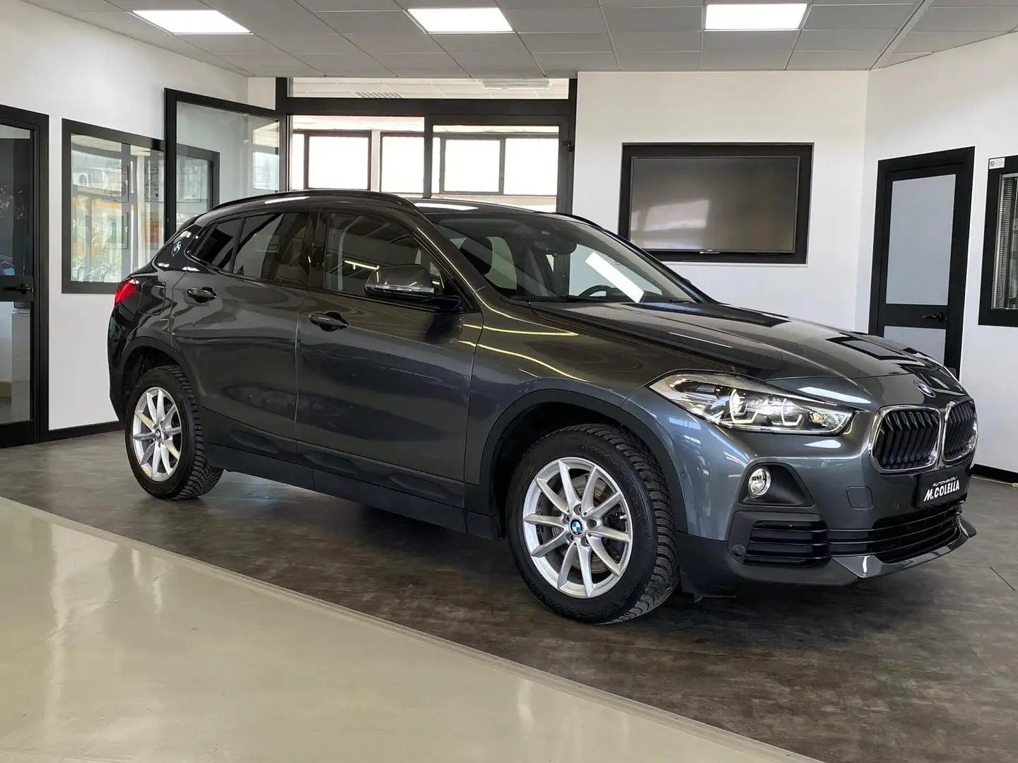 BMW X2 XDRIVE 20D BusinessX UniPro/TAGLIANDIBMW/CruiseADD Grigio - 2