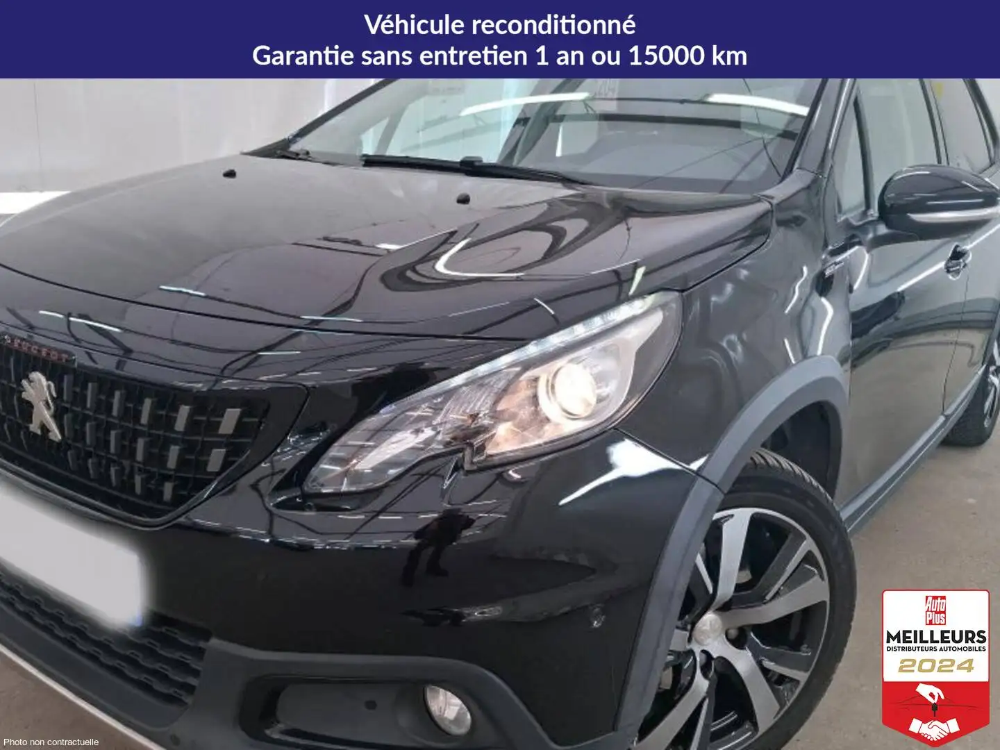 Peugeot 2008 PureTech 110 S\u0026S EAT6 GT Line +Park Assist et Caméra de Recul +Toit Pano Schwarz - 1