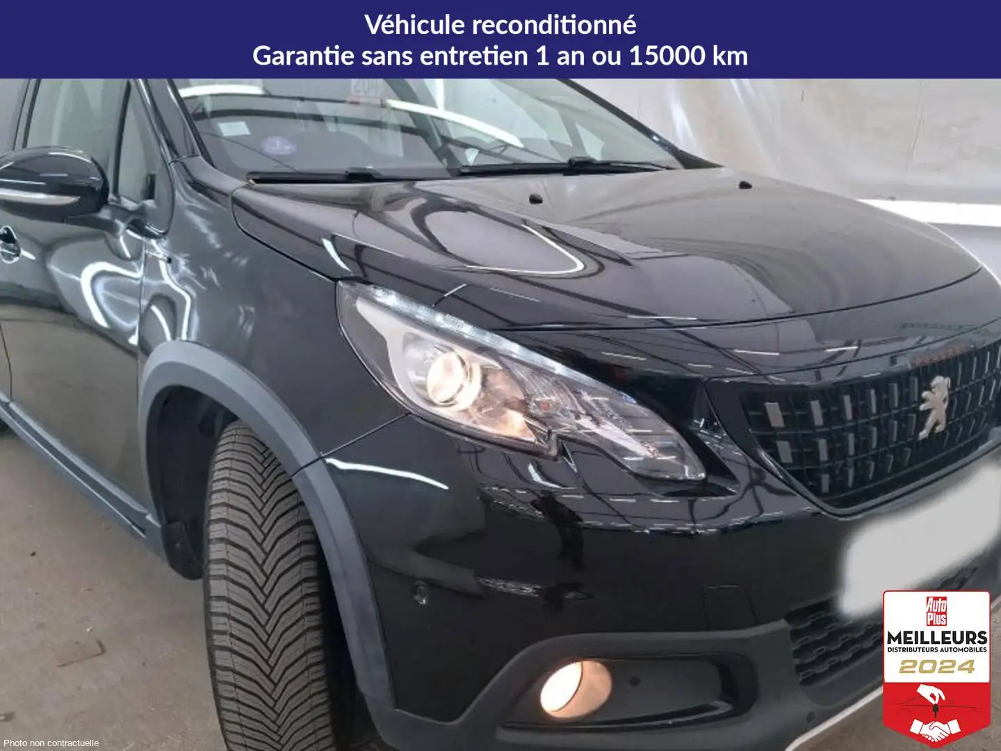 Peugeot 2008 PureTech 110 S\u0026S EAT6 GT Line +Park Assist et Caméra de Recul +Toit Pano Schwarz - 2