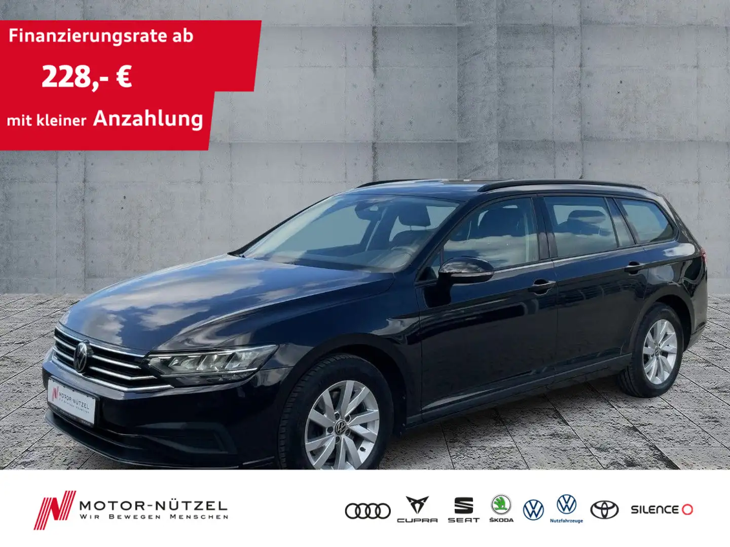 Volkswagen Passat Variant 2.0 TDI DSG LED+NAVI+KAMERA+ACC Noir - 1