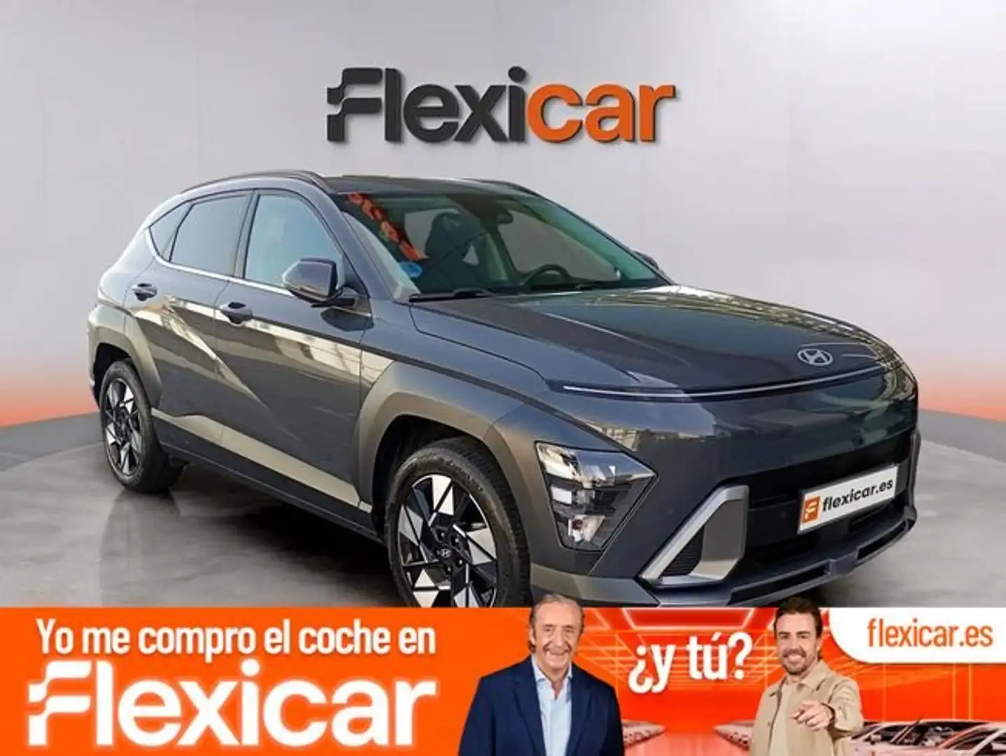 Hyundai KONA HEV 1.6 GDI Tecno DT Gris - 1