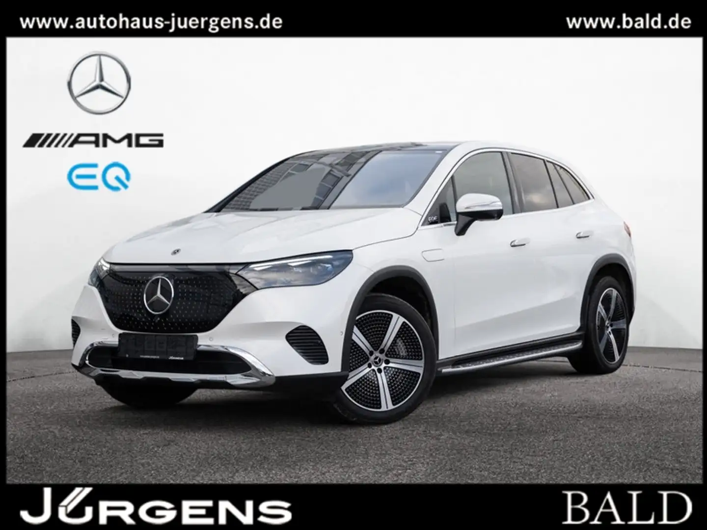 Mercedes-Benz EQE SUV EQE 350 4M SUV ElectricArt/Pano/Burm/AHK/Distr Weiß - 1