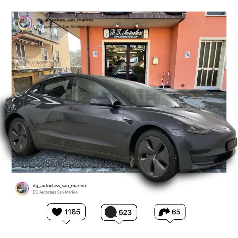 Tesla Model 3 STANDARD RANGE PELLE/RCAM/POMPA/MEDIA/LED/ACC
