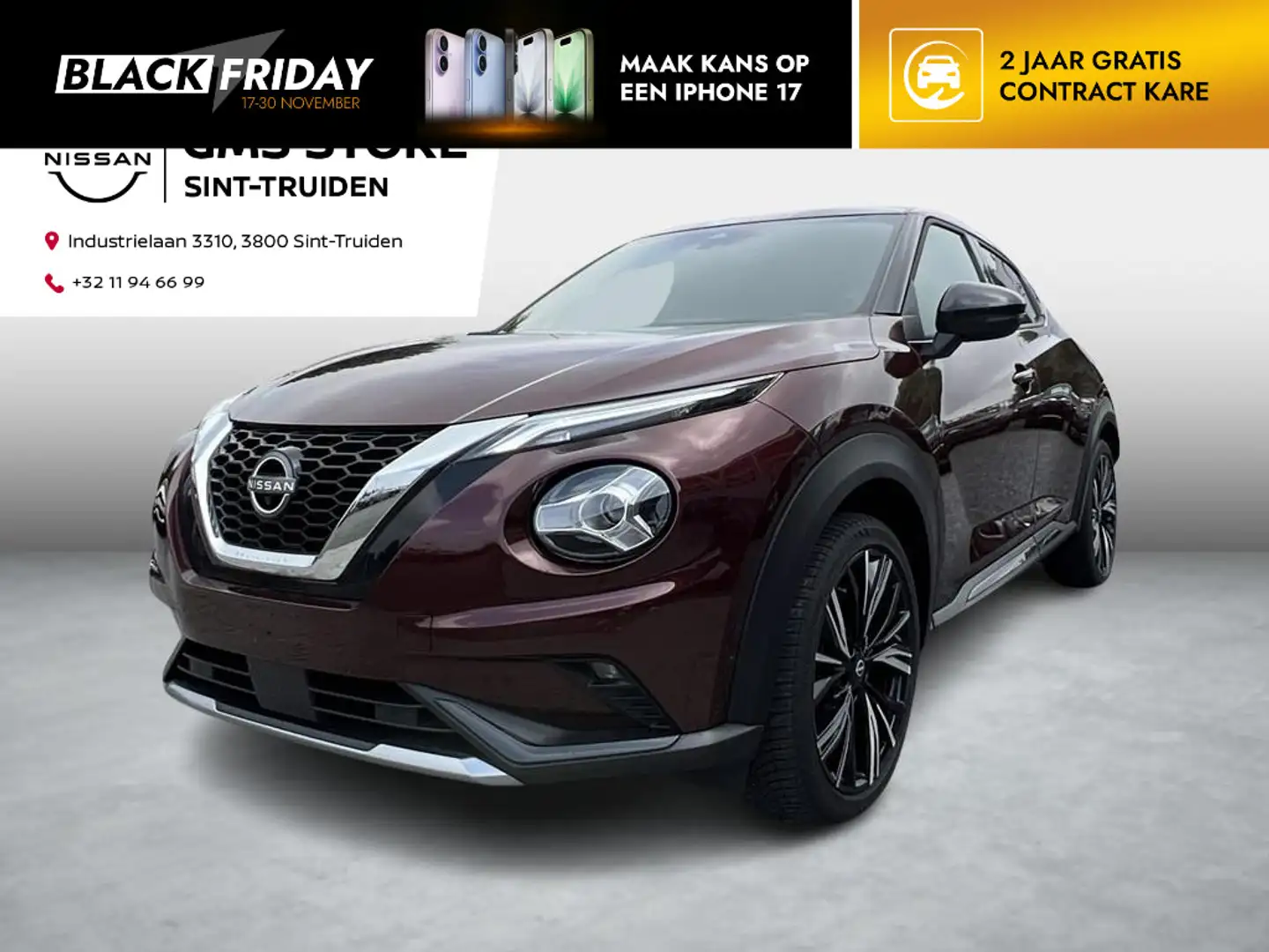 Nissan Juke DIG-T N-Design DCT automaat, achteruitrijcamera, p Rosso - 1