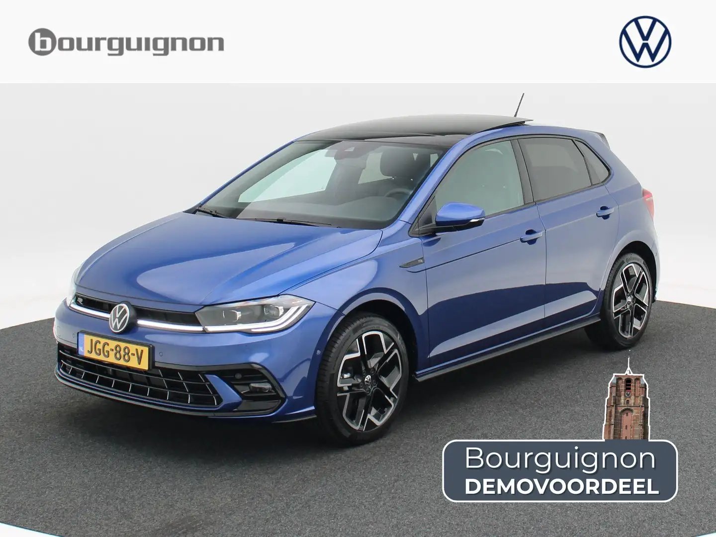 Volkswagen Polo R-Line Edition 1.0 TSI 95PK | DSG | Panoramadak | Azul - 1