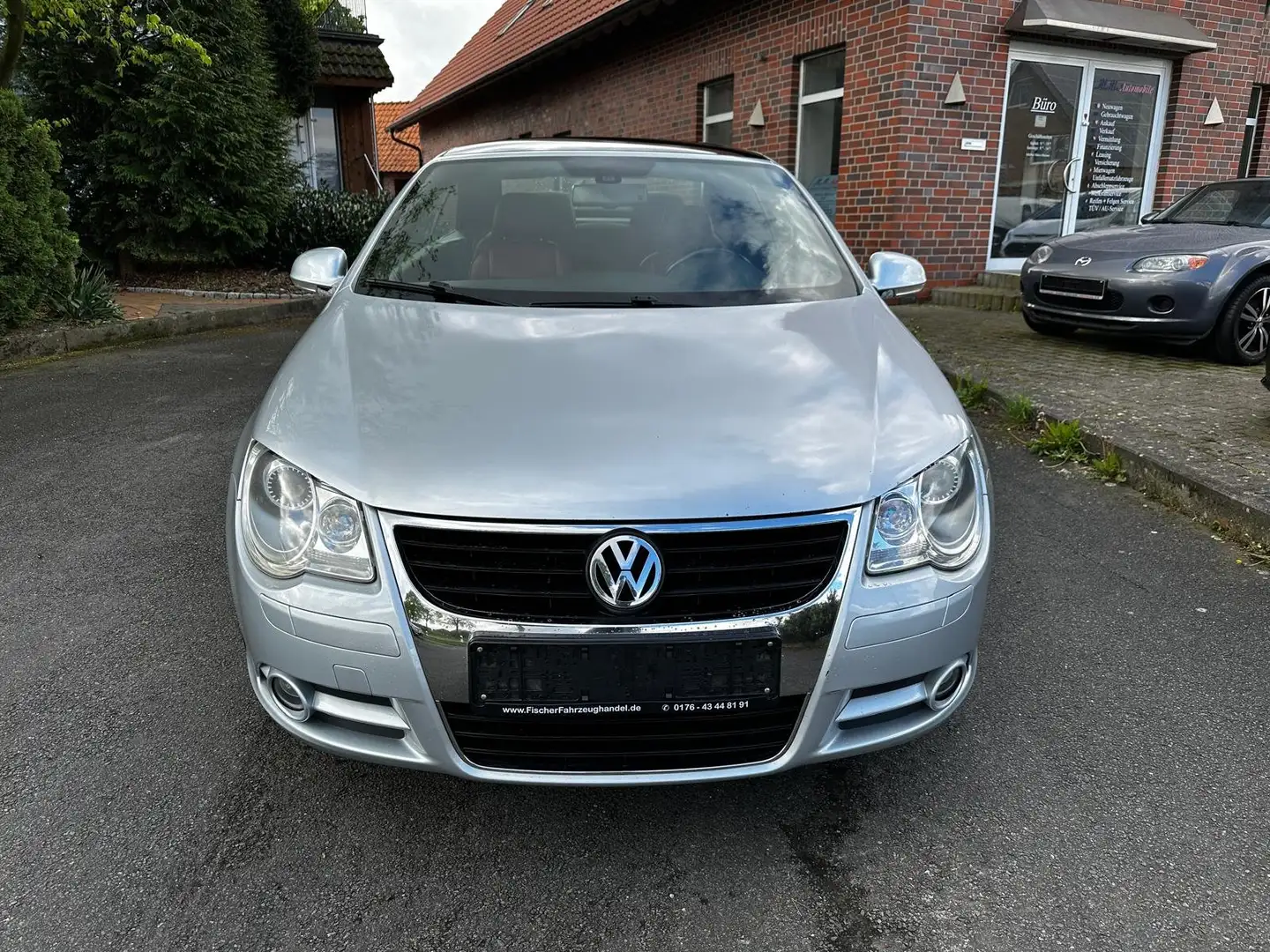 Volkswagen Eos 2.0 Turbo - Leder - Navi - Xenon - Alu Gümüş rengi - 2