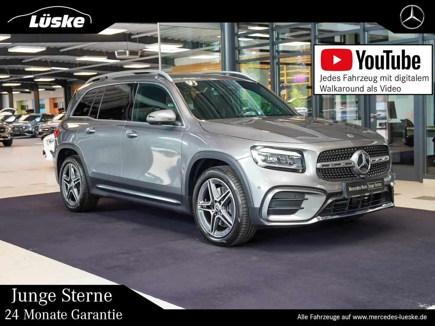 Mercedes-Benz GLB 250 GLB 250 4M AMG Line 360° AHK Memory Fahrassisten Gris - 1